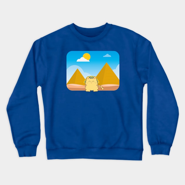 Great Sphinx of Giza Crewneck Sweatshirt by TeeCQ